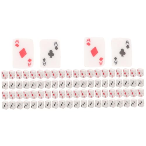 HOODANCOS 2 Sätze Spielkartenperlen Schmuck Reiz Erwachsene Lose Form Für Poker Armbandperlen Halskette Perlen Anhänger Aus Tonperlen Armband Herstellung Kit Perlen Polymer-ton 100 Stück * 2 HOODANCOS 2 Sätze Spielkartenperlen Schmuck Reiz Erwachsene Lose Form Für Poker Armbandperlen Halskette Perlen Anhänger Aus Tonperlen Armband Herstellung Kit Perlen Polymer-ton 100 Stück * 2 von HOODANCOS