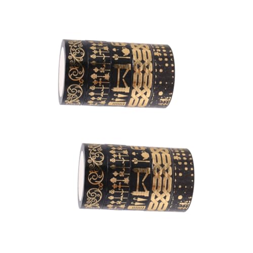 HOODANCOS 2 Sätze Washi Tape Dekoratives Klebeband Mit Bunten Designs Für Diy Scrapbooking Und Geschenkverpackungen Für Projekte Verschönerung Von Alben 5 Rollen * 2 HOODANCOS 2 Sätze Washi Tape Dekoratives Klebeband Mit Bunten Designs Für Diy Scrapbooking Und Geschenkverpackungen Für Projekte Verschönerung Von Alben 5 Rollen * 2 von HOODANCOS
