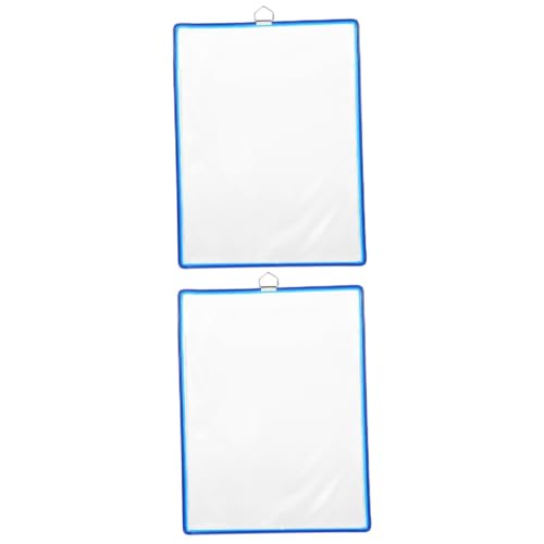 HOODANCOS 2 Stück A4 Hanging -dateibox Dokumentieren Wanddateiorganisator Papier Tasche Ordner Hängend Büro Quittungsorganisator Hängeregistraturhalter Unterlagen Dateien Dateihalter Eisen von HOODANCOS