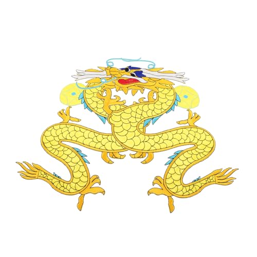 HOODANCOS 2 Stück Drachen Patches Kleidungsapplikationen Reparaturflicken Zum Aufnähen Und Aufbügeln Für Kleidung DIY Hatflicken Dekorative Patches Applikationen Kleidungsdekore von HOODANCOS