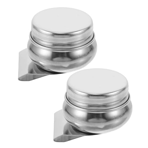 HOODANCOS 2 Stück Edelstahl Farbmischbecher mit Clip Großer Einzelschöpflöffel Präzise Farbmischung Portabel für Atelier und Outdoor Vielseitig für Künstler und Hobbymaler HOODANCOS 2 Stück Edelstahl Farbmischbecher mit Clip Großer Einzelschöpflöffel Präzise Farbmischung Portabel für Atelier und Outdoor Vielseitig für Künstler und Hobbymaler von HOODANCOS