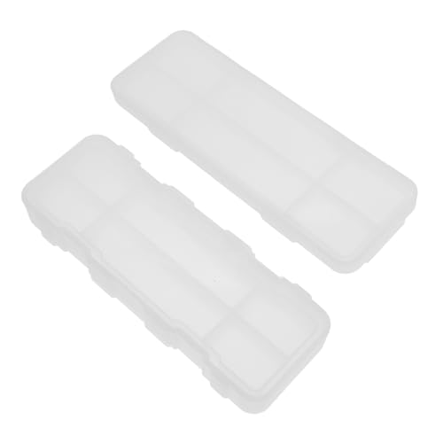HOODANCOS 2 Stück Form für Briefpapierschachteln Herstellung Stifthalterform Etui Gießform die Silikonform flexible Silikonform Form aus Epoxidharz Kieselgel Weiß HOODANCOS 2 Stück Form für Briefpapierschachteln Herstellung Stifthalterform Etui Gießform die Silikonform flexible Silikonform Form aus Epoxidharz Kieselgel Weiß von HOODANCOS