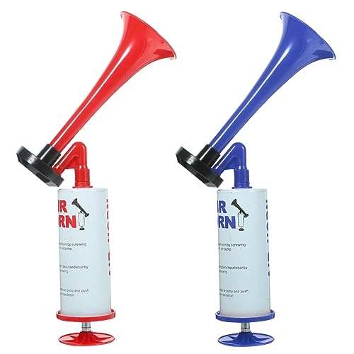HOODANCOS 2 Stück Handheld Air Horns Lautstarker Signalgeber für Sportveranstaltungen Fußballfeiern und Bootsaktivitäten Rot und Blau für Begeisterung und Festliche Anlässe HOODANCOS 2 Stück Handheld Air Horns Lautstarker Signalgeber für Sportveranstaltungen Fußballfeiern und Bootsaktivitäten Rot und Blau für Begeisterung und Festliche Anlässe von HOODANCOS
