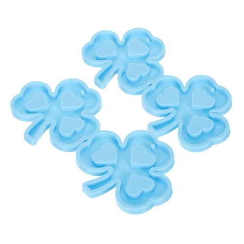 HOODANCOS 2 Stück Klee Silikonform Farn Künstlich Blattohrringform Halsketten-anhängerform Aus Epoxidharz Silikonhandwerksformen Anhängerguss-silikonformen Mode Silikonform Kieselgel Blau HOODANCOS 2 Stück Klee Silikonform Farn Künstlich Blattohrringform Halsketten-anhängerform Aus Epoxidharz Silikonhandwerksformen Anhängerguss-silikonformen Mode Silikonform Kieselgel Blau von HOODANCOS