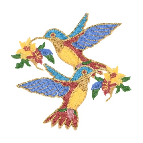 HOODANCOS 2 Stück Kolibri Aufnäher Kleidung Jeansstoff Mädchen Bestickte Applikation Nähflicken Baumwolle Süßes Für Individuelle Aufnäher Jacke Lustige Reparatur HOODANCOS 2 Stück Kolibri Aufnäher Kleidung Jeansstoff Mädchen Bestickte Applikation Nähflicken Baumwolle Süßes Für Individuelle Aufnäher Jacke Lustige Reparatur von HOODANCOS