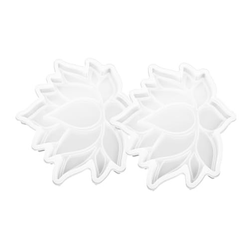 HOODANCOS 2 Stück Lotus Silikonform Teiliges Set für Kreative DIY Projekte Vielseitige Gießform für Untersetzer Kristall und Epoxidharzgestaltung für Persönliche Dekorationen und HOODANCOS 2 Stück Lotus Silikonform Teiliges Set für Kreative DIY Projekte Vielseitige Gießform für Untersetzer Kristall und Epoxidharzgestaltung für Persönliche Dekorationen und von HOODANCOS
