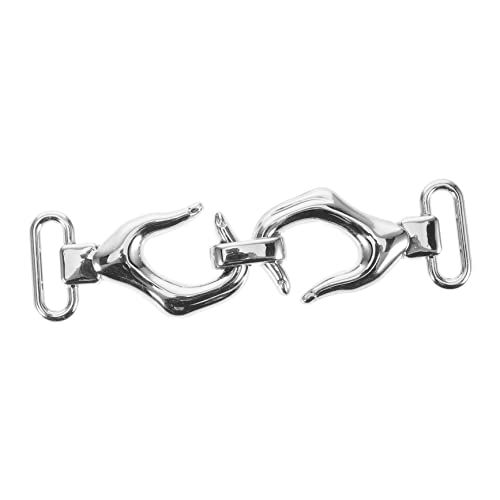 HOODANCOS 2 Stücke Kleid Bund Schnallen Mantel Verschluss Tasten Vielseitig Metall Toggle Schnalle Set HOODANCOS 2 Stücke Kleid Bund Schnallen Mantel Verschluss Tasten Vielseitig Metall Toggle Schnalle Set von HOODANCOS