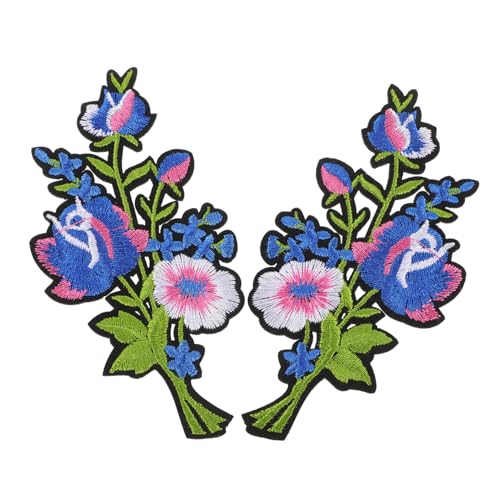 HOODANCOS 2 Stück Rosenbeet Patchapplikation Aufnähen Gestickte Aufnäher Applikationen Schön Kleidung Bestickt Rosenblüten-patch Rosenflecken Aufnähen Für Die Polyesterfaden HOODANCOS 2 Stück Rosenbeet Patchapplikation Aufnähen Gestickte Aufnäher Applikationen Schön Kleidung Bestickt Rosenblüten-patch Rosenflecken Aufnähen Für Die Polyesterfaden von HOODANCOS