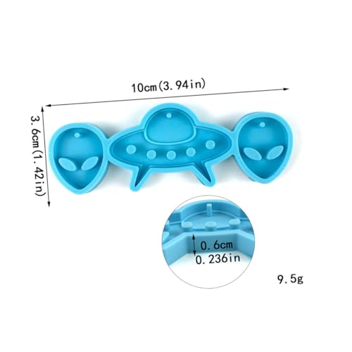 HOODANCOS 2 Stück Silikonform Ohrring Anhänger Raumschiff Form DIY Schmuckherstellung Bastelset Vielseitig für Epoxidharz Schmuck und Handarbeiten HOODANCOS 2 Stück Silikonform Ohrring Anhänger Raumschiff Form DIY Schmuckherstellung Bastelset Vielseitig für Epoxidharz Schmuck und Handarbeiten von HOODANCOS