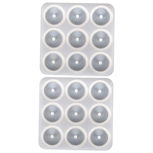 HOODANCOS 2 Stück Silikonform für DIY Schmuck Runde Fake Jade Anhänger Gießform für Bastelprojekte mit Flexibler und Wiederverwendbarer Materialqualität HOODANCOS 2 Stück Silikonform für DIY Schmuck Runde Fake Jade Anhänger Gießform für Bastelprojekte mit Flexibler und Wiederverwendbarer Materialqualität von HOODANCOS