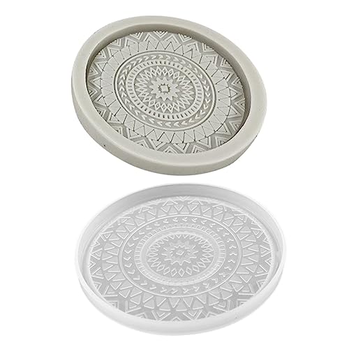 HOODANCOS 2 Stück Silikonform für Untersetzer Wiederverwendbare Epoxidharz Gießform für DIY Tischdeko Kreative Handwerksprojekte und Geschenkideen für Bastelfreunde HOODANCOS 2 Stück Silikonform für Untersetzer Wiederverwendbare Epoxidharz Gießform für DIY Tischdeko Kreative Handwerksprojekte und Geschenkideen für Bastelfreunde von HOODANCOS