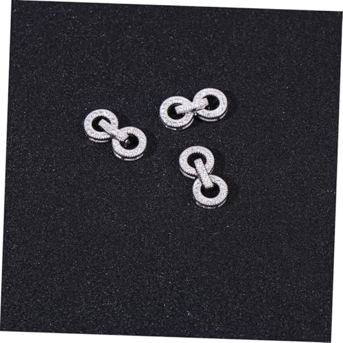 HOODANCOS 2 Stück Sterling Silber Kettenverschluss für DIY Schmuckherstellung Armband Halskettenverschluss Feiner Verbindungskarabiner für Bastelprojekte und Personalisierte Accessoires von HOODANCOS