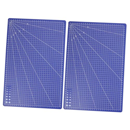 HOODANCOS 2 Stück Teiliges PVC Schneideunterlage Einseitige Selbstheilende Schneidematte mit Präzisem Maßstab Flexible und Strapazierfähige Bastelunterlage für Handarbeiten Heim und HOODANCOS 2 Stück Teiliges PVC Schneideunterlage Einseitige Selbstheilende Schneidematte mit Präzisem Maßstab Flexible und Strapazierfähige Bastelunterlage für Handarbeiten Heim und von HOODANCOS