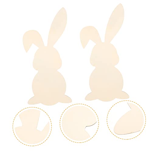 HOODANCOS 2 Stück Unbemalte Holz Hasen Deko Teiliges Diy Kleine Osteranhänger Frühjahrsdeko Party Bastelset Ab Jahren für Kreative Holzornamente und Wohnraumgestaltung HOODANCOS 2 Stück Unbemalte Holz Hasen Deko Teiliges Diy Kleine Osteranhänger Frühjahrsdeko Party Bastelset Ab Jahren für Kreative Holzornamente und Wohnraumgestaltung von HOODANCOS