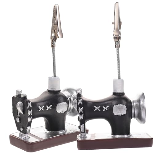 HOODANCOS 2 Stück Vintage Resin Memo Clips Dekorative Kartenhalter für Büro Notizen und Fotos Stabiler und Sicherer Halter für Visitenkarten und Erinnerungen HOODANCOS 2 Stück Vintage Resin Memo Clips Dekorative Kartenhalter für Büro Notizen und Fotos Stabiler und Sicherer Halter für Visitenkarten und Erinnerungen von HOODANCOS