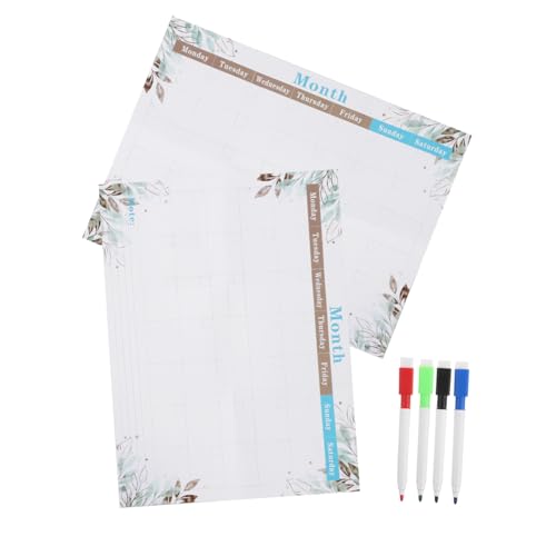 HOODANCOS 2 Stück Wochenplaner Notizblock Teiliges Hängendes Whiteboard für Monats und Wochenplanung Doppelseitiges Kalendarium für Effektives Zeitmanagement im Büro und Zuhause HOODANCOS 2 Stück Wochenplaner Notizblock Teiliges Hängendes Whiteboard für Monats und Wochenplanung Doppelseitiges Kalendarium für Effektives Zeitmanagement im Büro und Zuhause von HOODANCOS