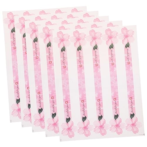 HOODANCOS 20 Blatt Handgemachte Versiegelungsaufkleber mit Floralen Mustern für Dekorative Verpackung von Keksen und Desserts Einfache Anwendung für Persönliche und Kreative Präsentation von HOODANCOS