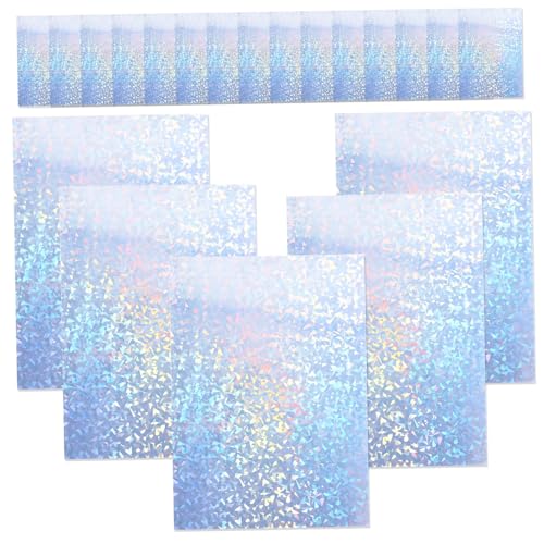 HOODANCOS 20 Blatt Holografisches Aufkleberpapier Selbstklebend Bedruckbar für Tintenstrahldrucker Diamantstrukturierte Glänzende printfolie für Basteln Scrapbooking und Bürogebrauch HOODANCOS 20 Blatt Holografisches Aufkleberpapier Selbstklebend Bedruckbar für Tintenstrahldrucker Diamantstrukturierte Glänzende printfolie für Basteln Scrapbooking und Bürogebrauch von HOODANCOS