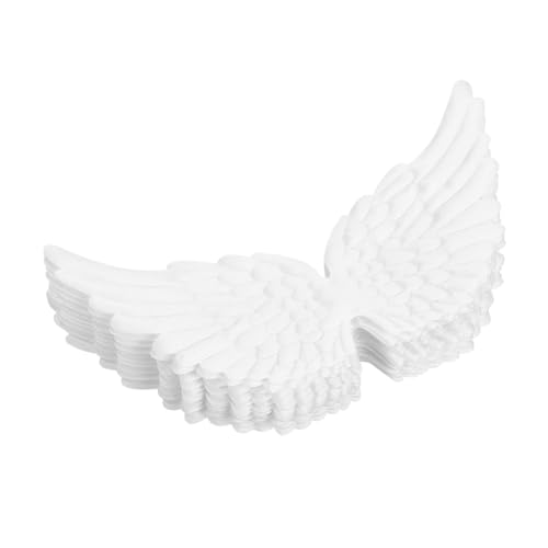 HOODANCOS 20 Stück Engelsflügel Stoffaufkleber Dekoflügel Bastelflügel Flügeldesign Nähapplikation Flügel Zum Basteln Flügelflicken Zum Basteln Stoffflügel Flicken Flügelflicken Weiß HOODANCOS 20 Stück Engelsflügel Stoffaufkleber Dekoflügel Bastelflügel Flügeldesign Nähapplikation Flügel Zum Basteln Flügelflicken Zum Basteln Stoffflügel Flicken Flügelflicken Weiß von HOODANCOS