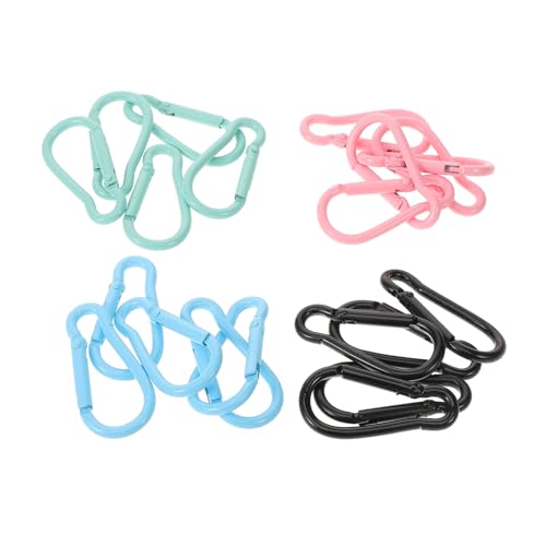 HOODANCOS 20 Stück Farbiger Aluminiumschmuck camping zubehör Outdoor Karabiner Metallschnallen Outdoor-Werkzeuge Karabinerverschluss Kletterschnallen Kletterschlossschnallen Carabiner Clip HOODANCOS 20 Stück Farbiger Aluminiumschmuck camping zubehör Outdoor Karabiner Metallschnallen Outdoor-Werkzeuge Karabinerverschluss Kletterschnallen Kletterschlossschnallen Carabiner Clip von HOODANCOS