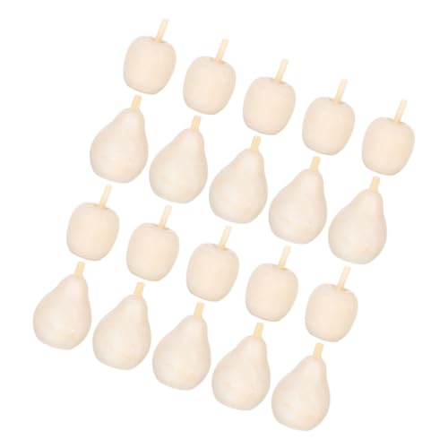 HOODANCOS 20 Stück Fruchtschmuck aus Holz Fälschung malen Fruchtanzeige Dekorationen Äpfel dekoratives Obsthandwerk aus Holz DIY unbemaltes Obsthandwerk DIY früchte Beige HOODANCOS 20 Stück Fruchtschmuck aus Holz Fälschung malen Fruchtanzeige Dekorationen Äpfel dekoratives Obsthandwerk aus Holz DIY unbemaltes Obsthandwerk DIY früchte Beige von HOODANCOS