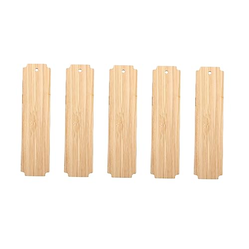 HOODANCOS 20 Stück Holz Blanko Lesezeichen DIY Bastelmaterial für Kreative Projekte für Personalisierte Geschenketiketten Dekoration und Lesezeichengestaltung HOODANCOS 20 Stück Holz Blanko Lesezeichen DIY Bastelmaterial für Kreative Projekte für Personalisierte Geschenketiketten Dekoration und Lesezeichengestaltung von HOODANCOS