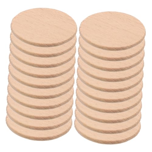 HOODANCOS 20 Stück Holzscheibe holzkreise holzdekor Dekorative Holz Scheiben holzschnitzerei Holzgravur Runde Holzmünzen Holzblöcke gefälschte Tierausschnitte Holz Kreis Buche Beige HOODANCOS 20 Stück Holzscheibe holzkreise holzdekor Dekorative Holz Scheiben holzschnitzerei Holzgravur Runde Holzmünzen Holzblöcke gefälschte Tierausschnitte Holz Kreis Buche Beige von HOODANCOS