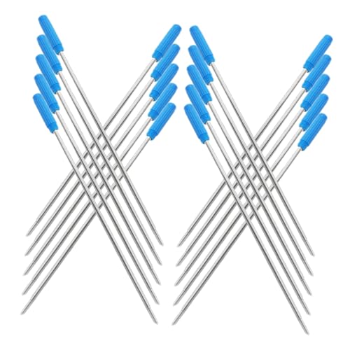 HOODANCOS 20 Stück Kugelschreiber Nachfüllminen Metall Blaue Kompatibel mit Cross und Anderen Marken für Zuverlässiges und Klares Schreiben von HOODANCOS