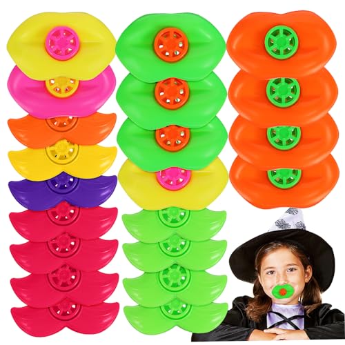 HOODANCOS 20 Stück Lustige Lippen und Schnurrbart Pfeifen Party Geräuschemacher für Geburtstagspartys Karneval und Mitgebsel Farbenfrohe Tröten für Jede HOODANCOS 20 Stück Lustige Lippen und Schnurrbart Pfeifen Party Geräuschemacher für Geburtstagspartys Karneval und Mitgebsel Farbenfrohe Tröten für Jede von HOODANCOS