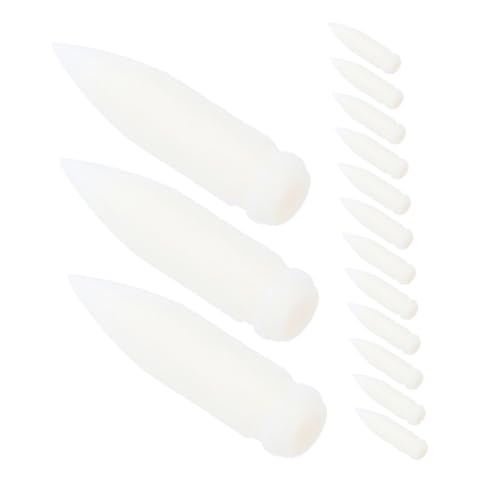 HOODANCOS 20 Stück Nylon Ersatzspitzen für Acryl Marker Weiche Pinselspitzen für Präzises Zeichnen und Installieren Kompatibel mit Vielen Marken für Künstler von HOODANCOS