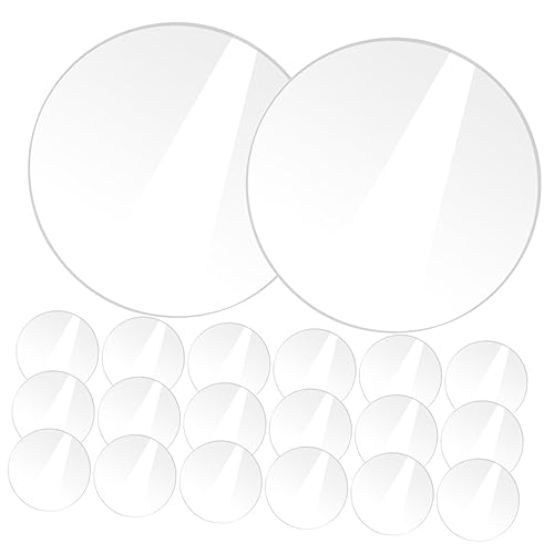 HOODANCOS 20 Stück Rundes Acrylblech Transparenter Board Malutensilien Klarer Vorstand Maltafeln Transparentes Zeichenbrett Bastelmaterial Selber Machen HOODANCOS 20 Stück Rundes Acrylblech Transparenter Board Malutensilien Klarer Vorstand Maltafeln Transparentes Zeichenbrett Bastelmaterial Selber Machen von HOODANCOS