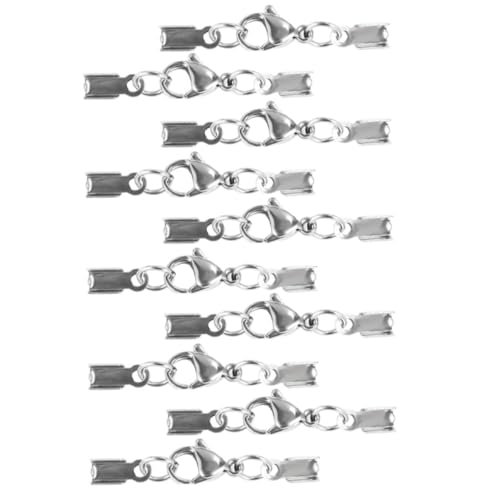 HOODANCOS 20 Stück Teiliges Edelstahl Lobster Verschluss für Schmuckherstellung Langlebige Armband und Halskettenverbinder Leicht Kompakt für DIY Bastelprojekte und Ersatzverschlüsse HOODANCOS 20 Stück Teiliges Edelstahl Lobster Verschluss für Schmuckherstellung Langlebige Armband und Halskettenverbinder Leicht Kompakt für DIY Bastelprojekte und Ersatzverschlüsse von HOODANCOS