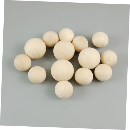 HOODANCOS 20 Stück Teiliges Große Runde Holzkugeln ohne Loch aus Solidem Lotus holz Naturfarben für Kreative DIY Schmuckherstellung Malen Schnitzen Bastelbedarf HOODANCOS 20 Stück Teiliges Große Runde Holzkugeln ohne Loch aus Solidem Lotus holz Naturfarben für Kreative DIY Schmuckherstellung Malen Schnitzen Bastelbedarf von HOODANCOS