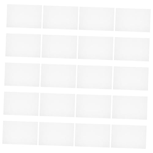 HOODANCOS 20 Stück Tpu Heißschmelzendes Doppelseitiges Bügelfilm Klebefolie Hitzebeständig Wiederverwendbar Fusible Gewebe Kleber für Nähen Patchwork Leichte Stoffverbindung von HOODANCOS