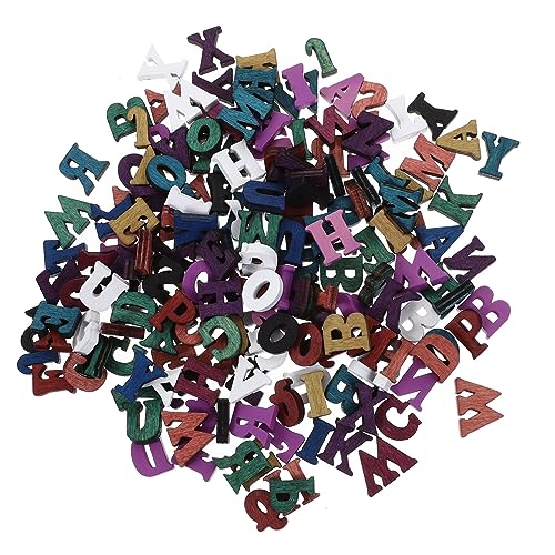 HOODANCOS 200 Stück Bunte Holzbuchstaben Dekorative Holz Alphabet Buchstaben für DIY Kunsthandwerk für Teenagerzimmer Hochzeiten und Besondere Anlässe HOODANCOS 200 Stück Bunte Holzbuchstaben Dekorative Holz Alphabet Buchstaben für DIY Kunsthandwerk für Teenagerzimmer Hochzeiten und Besondere Anlässe von HOODANCOS