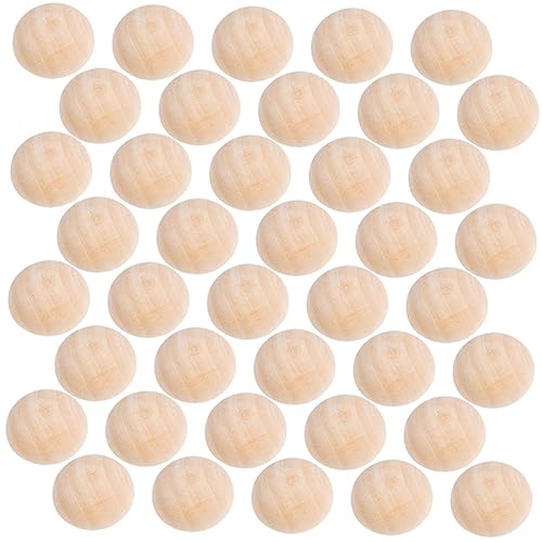 HOODANCOS 200 Stück Unbearbeitete Halbe Holzkugeln Diy Holzperlen für Bastelprojekte Natürliche Hemisphären Holzperlen für Schmuckherstellung und Handarbeit HOODANCOS 200 Stück Unbearbeitete Halbe Holzkugeln Diy Holzperlen für Bastelprojekte Natürliche Hemisphären Holzperlen für Schmuckherstellung und Handarbeit von HOODANCOS