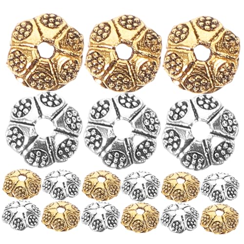 HOODANCOS 200 Stück Vintage Perlenkappen Oval Perlenabstandshalter für die Schmuckherstellung winzig Spacer rostfrei Perlenarmband-Kit armband herstellung kit perlen Armbandperlen Metall HOODANCOS 200 Stück Vintage Perlenkappen Oval Perlenabstandshalter für die Schmuckherstellung winzig Spacer rostfrei Perlenarmband-Kit armband herstellung kit perlen Armbandperlen Metall von HOODANCOS