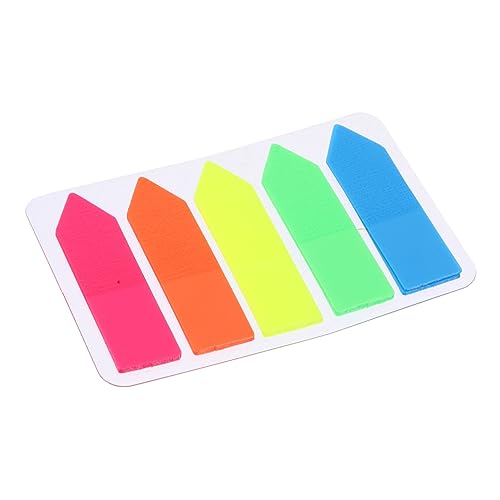 HOODANCOS 2000 Blatt Multifunktionale Haftnotizen Selbstklebende Buchmarker Praktische Seitenmarker für Schule und Büro Bunte Index Tabs für Dokumente für Notizen und Organisation von HOODANCOS
