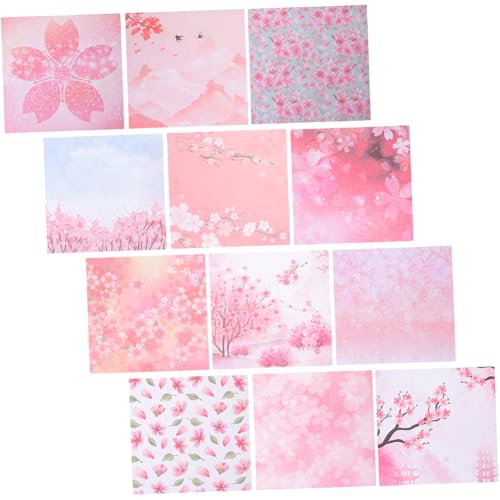 HOODANCOS 200Stücke Origami Papier Doppelseitige Bastelblätter für DIY Projekte für Scrapbooking Faltkunst und Bastelarbeiten und Praktisch von HOODANCOS