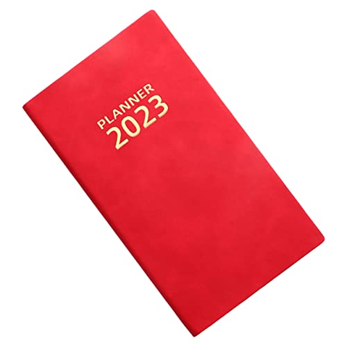 HOODANCOS 2023 Agenda-Buch monatlich Wochenplaner Notizblock Notizbuch zum Schreiben im Büro schülerkalender Persönlicher Planer Kalenderplaner-Notizbuch Dowling-Papier rot HOODANCOS 2023 Agenda-Buch monatlich Wochenplaner Notizblock Notizbuch zum Schreiben im Büro schülerkalender Persönlicher Planer Kalenderplaner-Notizbuch Dowling-Papier rot von HOODANCOS