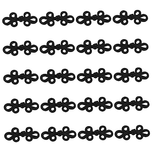 HOODANCOS 20Paare Cheongsam Knöpfe für DIY Nähprojekte Langlebige Hochwertige Stoffknöpfe Vielseitig Einsetzbar für Kleidung Pullover Mäntel und Mehr Einfach Anzunähen HOODANCOS 20Paare Cheongsam Knöpfe für DIY Nähprojekte Langlebige Hochwertige Stoffknöpfe Vielseitig Einsetzbar für Kleidung Pullover Mäntel und Mehr Einfach Anzunähen von HOODANCOS
