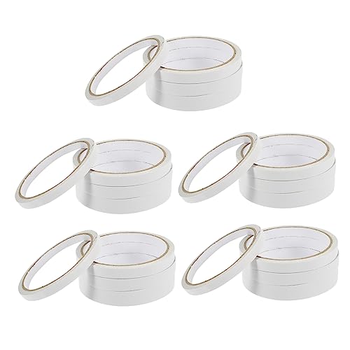 HOODANCOS 20Rollen Doppelseitiges Klebeband Hochwertige Selbstklebebänder für Büro und Handwerk Transparent Leicht Ablösbar für DIY Projekte HOODANCOS 20Rollen Doppelseitiges Klebeband Hochwertige Selbstklebebänder für Büro und Handwerk Transparent Leicht Ablösbar für DIY Projekte von HOODANCOS