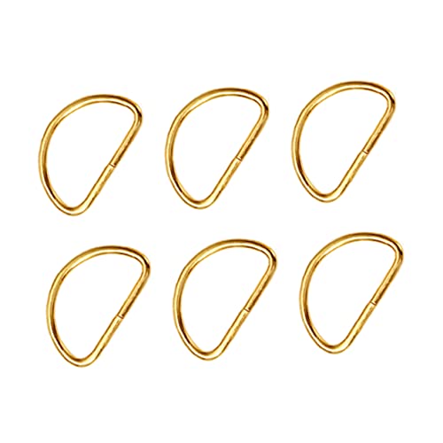HOODANCOS 20 Stücke Metall D Gepäckgurte D Schnalle Tasche Mehrzweck Gurtband Für Handwerk Goldene Farbe HOODANCOS 20 Stücke Metall D Gepäckgurte D Schnalle Tasche Mehrzweck Gurtband Für Handwerk Goldene Farbe von HOODANCOS