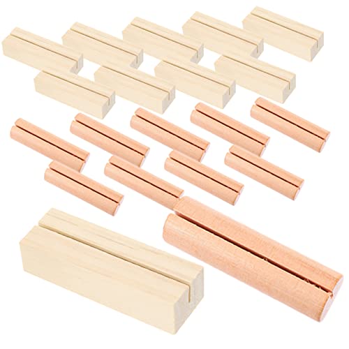 HOODANCOS 20Stücke Holz Kartenhalter für Tischkarten und Fotos Stabiler Memo Halter aus Hochwertigem Holz für Hochzeiten Geburtstagsfeiern und Veranstaltungen Dekorative HOODANCOS 20Stücke Holz Kartenhalter für Tischkarten und Fotos Stabiler Memo Halter aus Hochwertigem Holz für Hochzeiten Geburtstagsfeiern und Veranstaltungen Dekorative von HOODANCOS