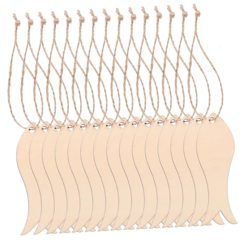 HOODANCOS 20Stücke Holzscheiben Fischausschnitte Unlackierte Holzornamente für DIY Bastelarbeiten Hängendes Dekostück für Projekte für Partys und Dekorationen HOODANCOS 20Stücke Holzscheiben Fischausschnitte Unlackierte Holzornamente für DIY Bastelarbeiten Hängendes Dekostück für Projekte für Partys und Dekorationen von HOODANCOS