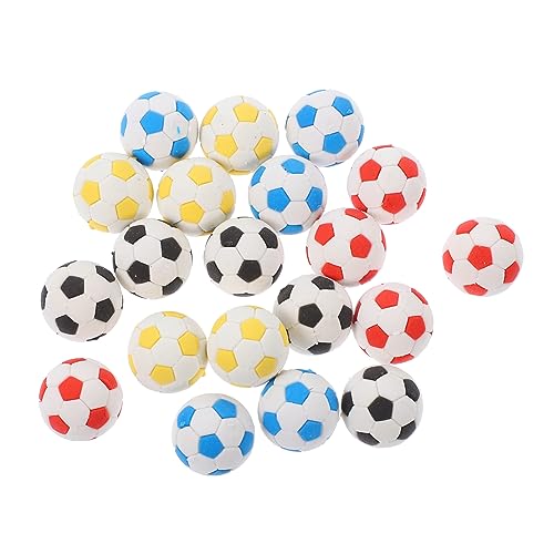 HOODANCOS 20Stücke Kawaii Fußball Radiergummis Verschleißfeste Mini Radiergummis Bunten Für Schulzubehör Und Mitgebsel Für Kindergeburtstage HOODANCOS 20Stücke Kawaii Fußball Radiergummis Verschleißfeste Mini Radiergummis Bunten Für Schulzubehör Und Mitgebsel Für Kindergeburtstage von HOODANCOS
