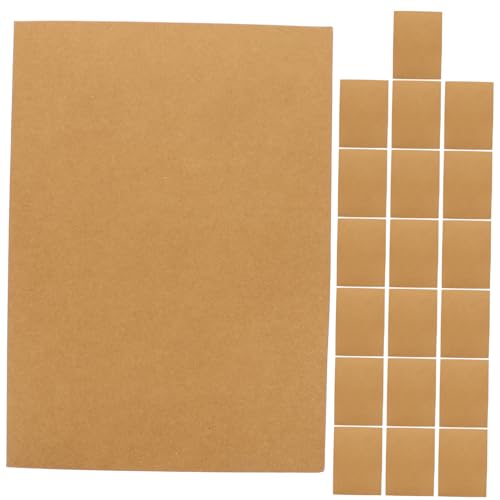 HOODANCOS 20Stücke Kraftpapier Präsentationsordner für Büro Dokumentenmappe Aktendeckel aus Strapazierfähigem Naturpapier für Notizen Rezepte und Geschäftsunterlagen von HOODANCOS