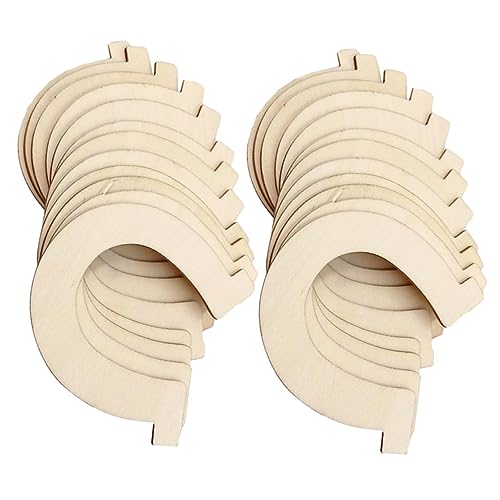 HOODANCOS 20Stücke Unvollendete Hufeisenförmige Holzscheiben für DIY Graffiti Holzchips für Kreative Bastelprojekte Hängende Wandornamente und Feiertagsdekorationen HOODANCOS 20Stücke Unvollendete Hufeisenförmige Holzscheiben für DIY Graffiti Holzchips für Kreative Bastelprojekte Hängende Wandornamente und Feiertagsdekorationen von HOODANCOS