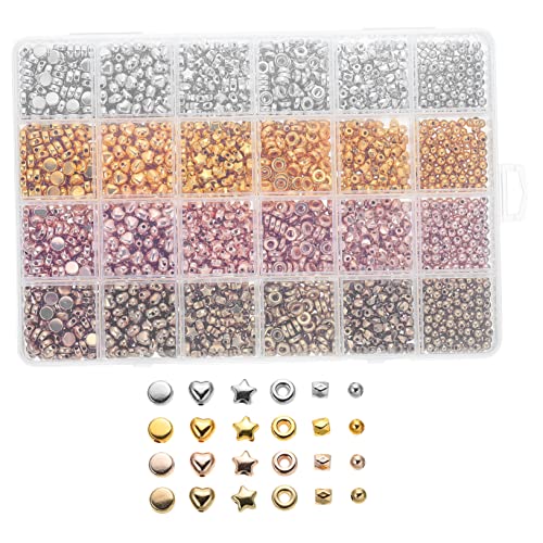 HOODANCOS 2160Stücke DIY Spacer Perlen Perlen für Armbänder und Ohrringe für Schmuckherstellung und Bastelprojekte HOODANCOS 2160Stücke DIY Spacer Perlen Perlen für Armbänder und Ohrringe für Schmuckherstellung und Bastelprojekte von HOODANCOS