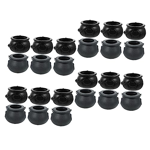 HOODANCOS 24 Stück Halloween Süßigkeiten Kessel Eimer Kleine Hexen Kürbis Töpfe für Halloween Party Dekoration für Snacks und Kleine HOODANCOS 24 Stück Halloween Süßigkeiten Kessel Eimer Kleine Hexen Kürbis Töpfe für Halloween Party Dekoration für Snacks und Kleine von HOODANCOS
